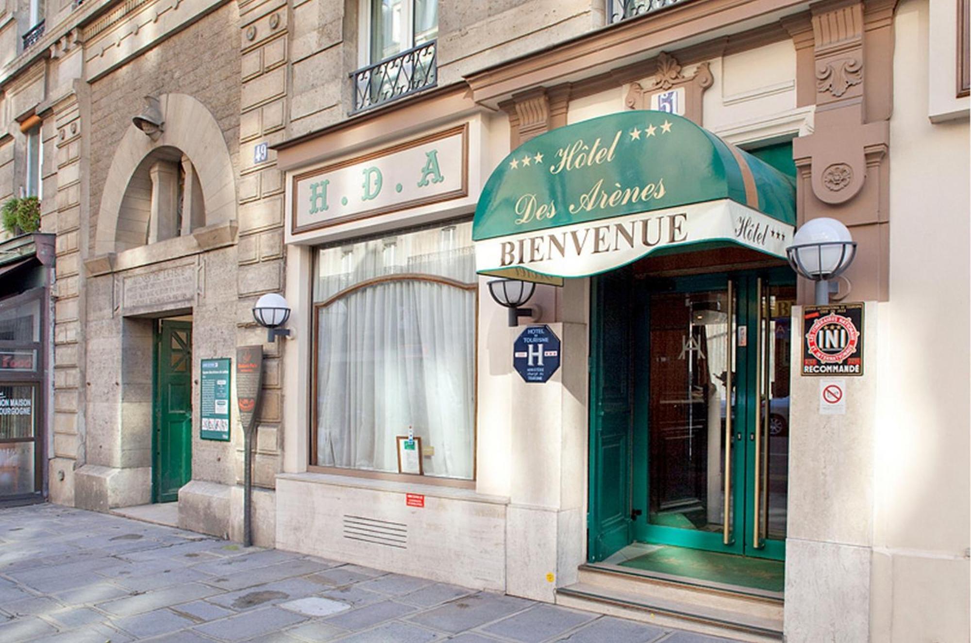 Hotel Des Arenes Párizs Kültér fotó